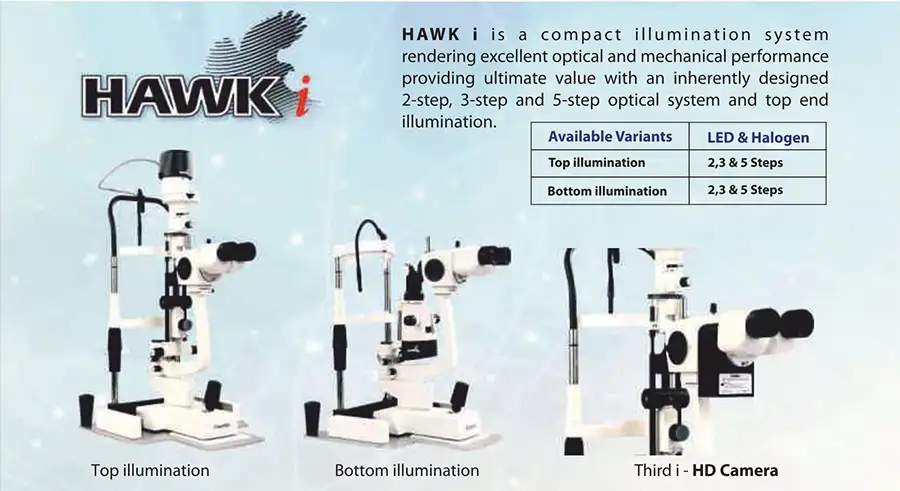 Hawk I Slit lamps