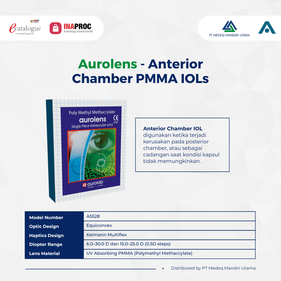 12. aurolens – anterior chamber pmma iols
