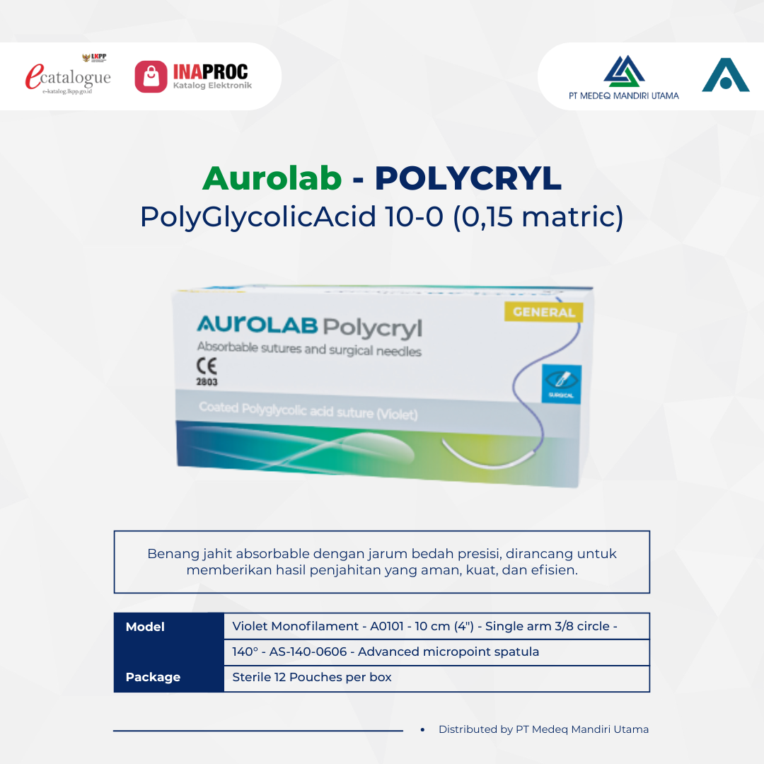 27. aurolab polycryl polyglycolicacid 10 0 (0,15 matric)